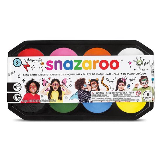 Snazaroo Face Paint Palette 8 Pack