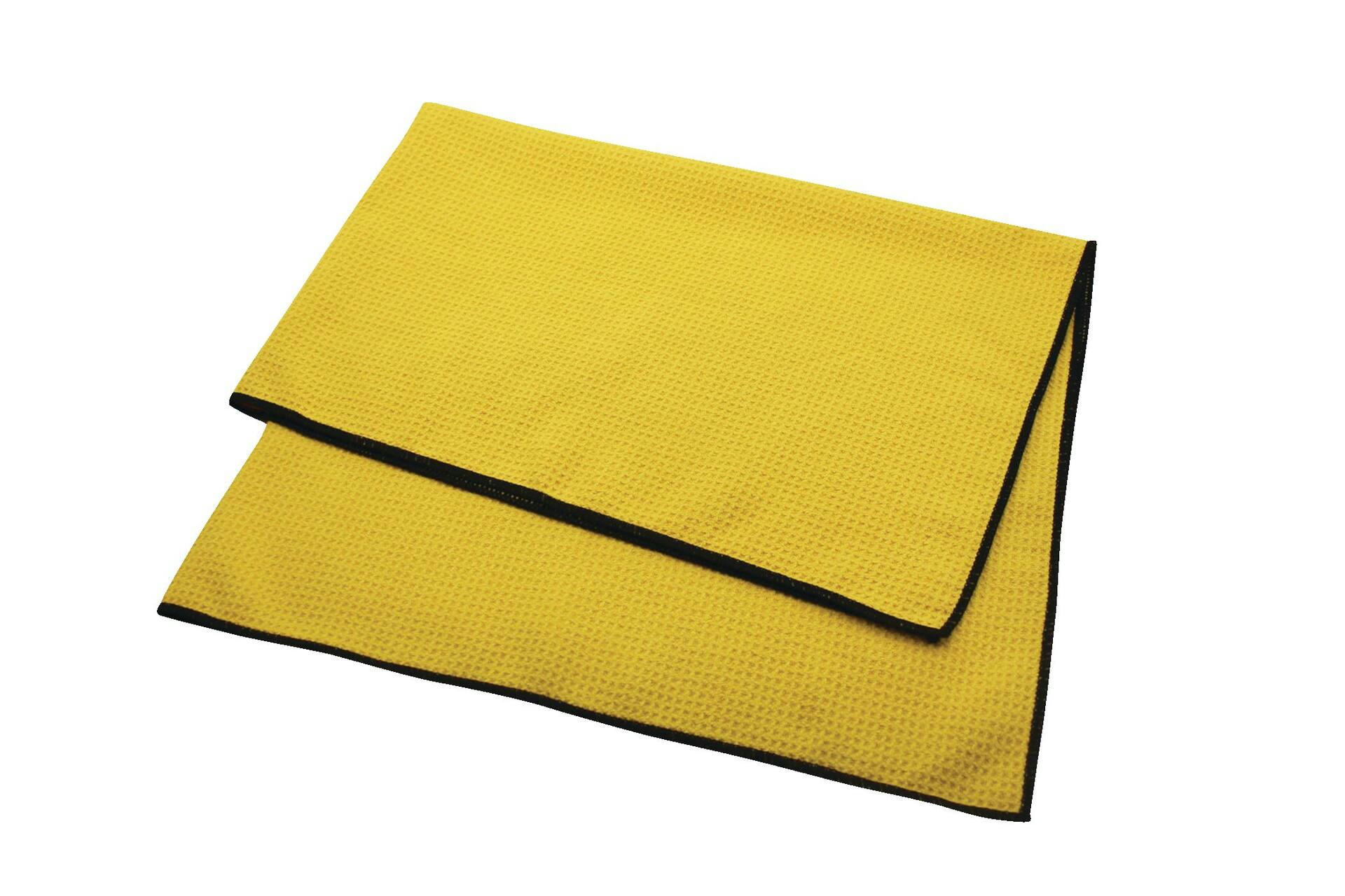 SIMONIZ Extra Large Waffle-Weave Drying Towel, 35-13/16 x 27-15/16-in, Yellow, 1-pc