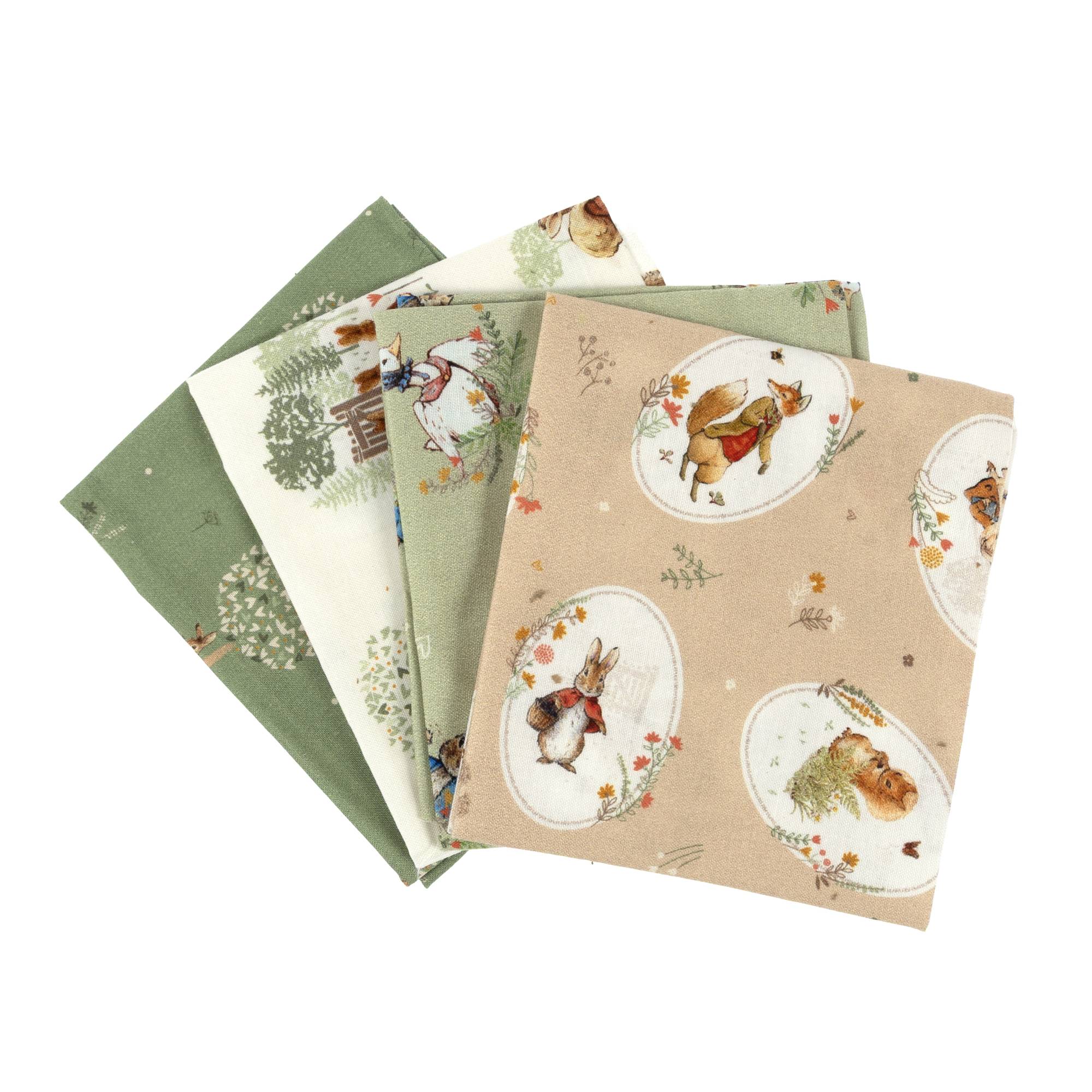 Meadow Tail Cotton Fat Quarters 4 Pack