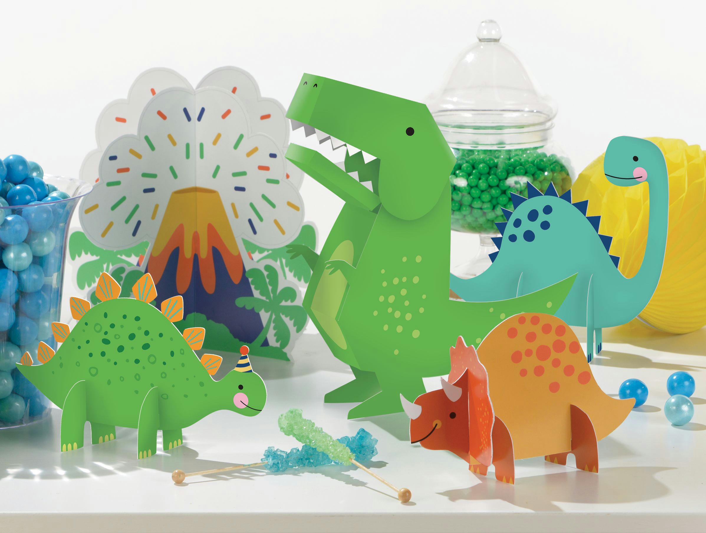 Dino-Mite Dinosaur Table Decorating Kit, 5-pc