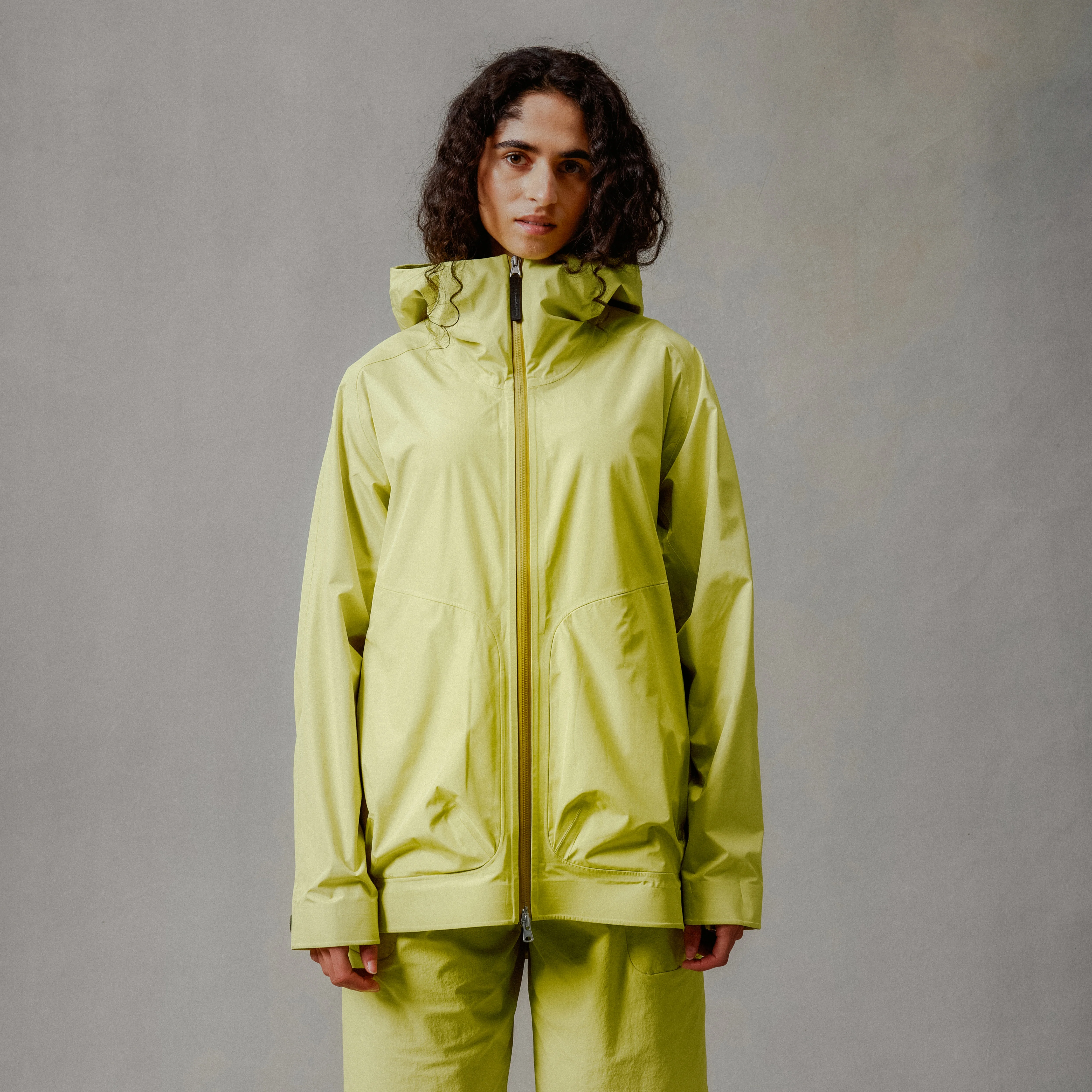 Unisex Corner Waterproof Jacket - Celery