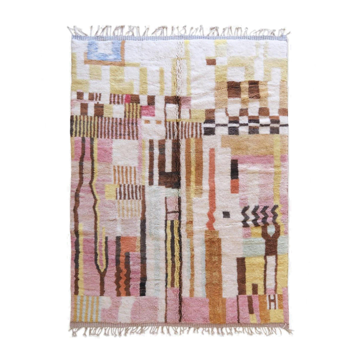 AFK Living vloerkleed Berber - handgemaakt - Wol - 80 cm x 240 cm