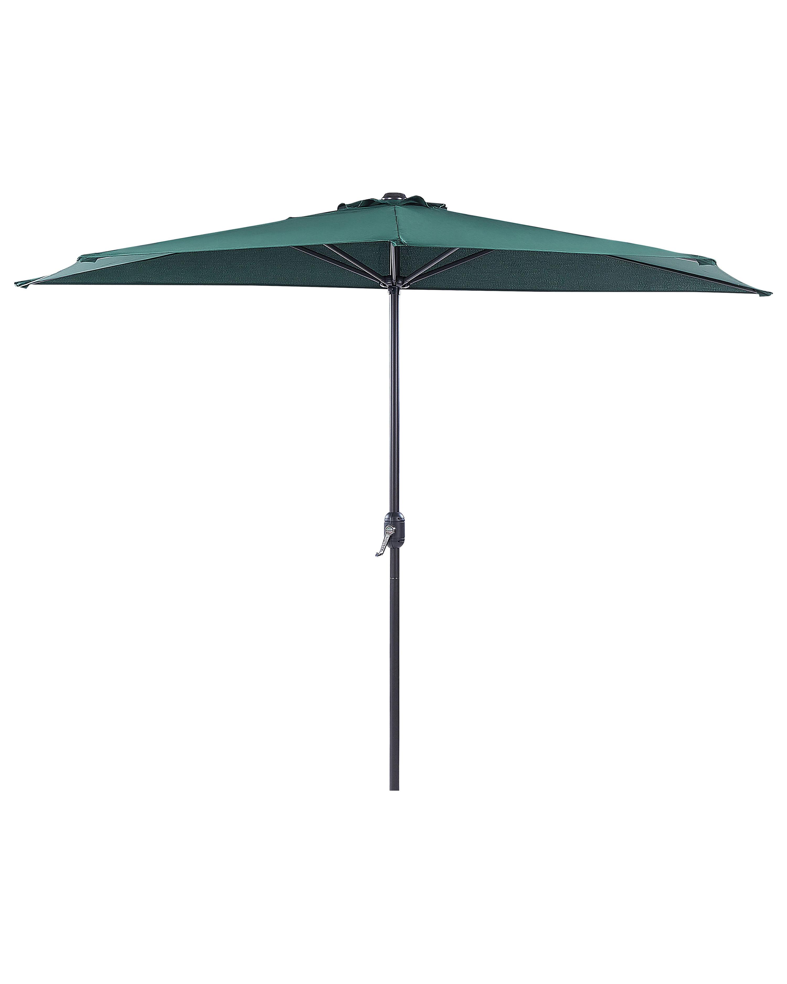 Half-Round Parasol 270 cm GALATI Green