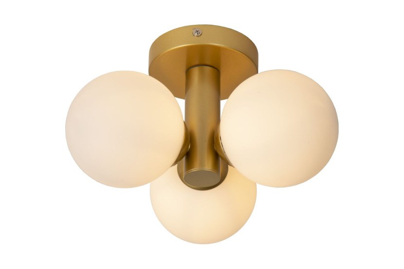 Lampa sufitowa złota TRUDY 3xG9x40W wym: 18x28x28 cm Lucide
