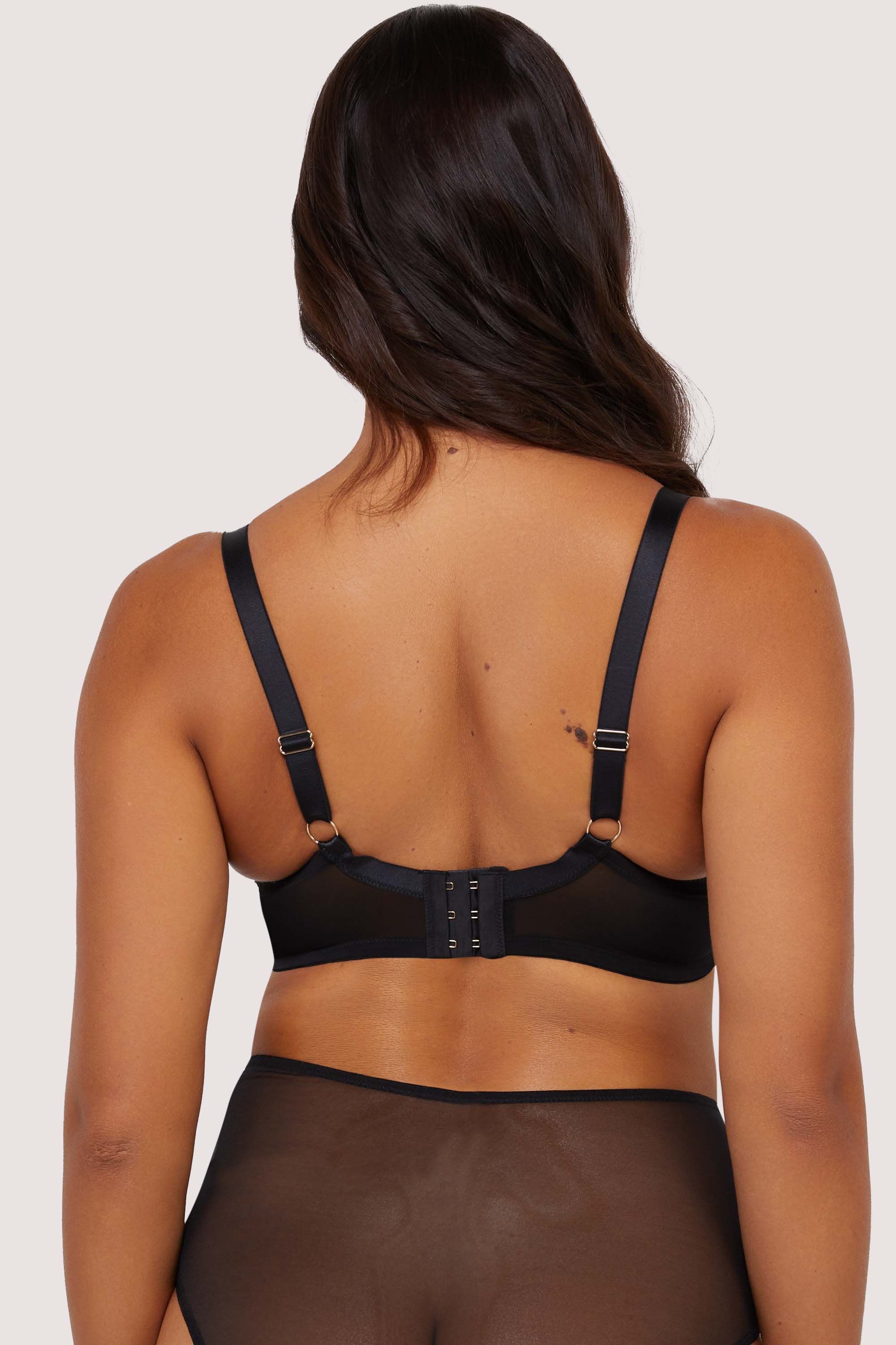 Playful Promises Olivia Contrast Embroidery Balconette Bra