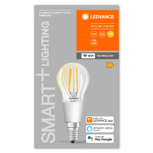 LED-Leuchtmittel »SMART  WiFi Filament Mini Bulb Dimmable«, 4 W, E14, warmweiß