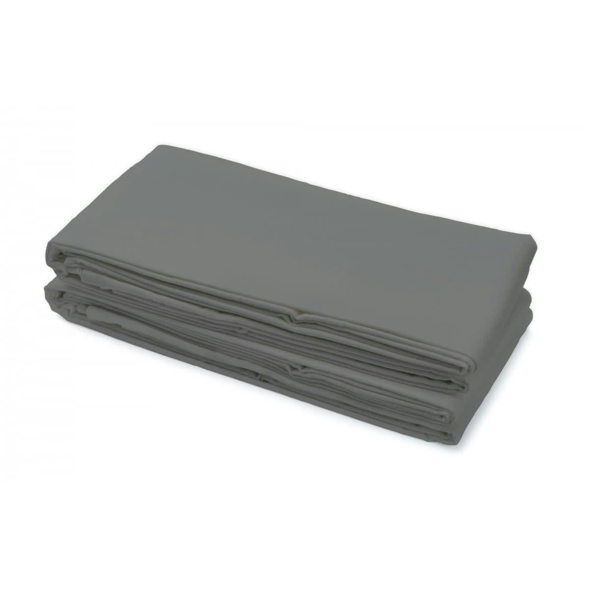 5 - Draps de lit en coton gris 240x300