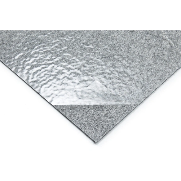 Teppich, Filzfliese selbstklebend 40x40 cm grau