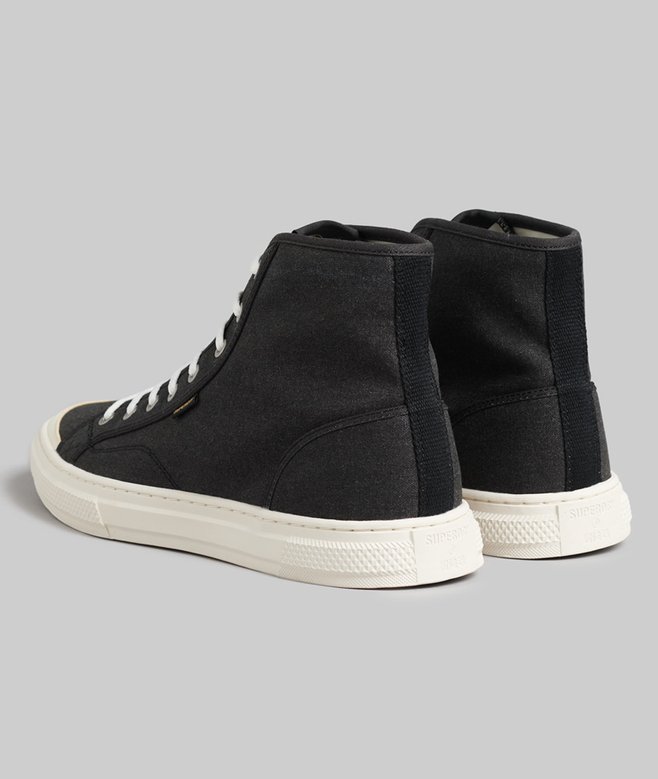 Vegan Canvas High Top Trainers