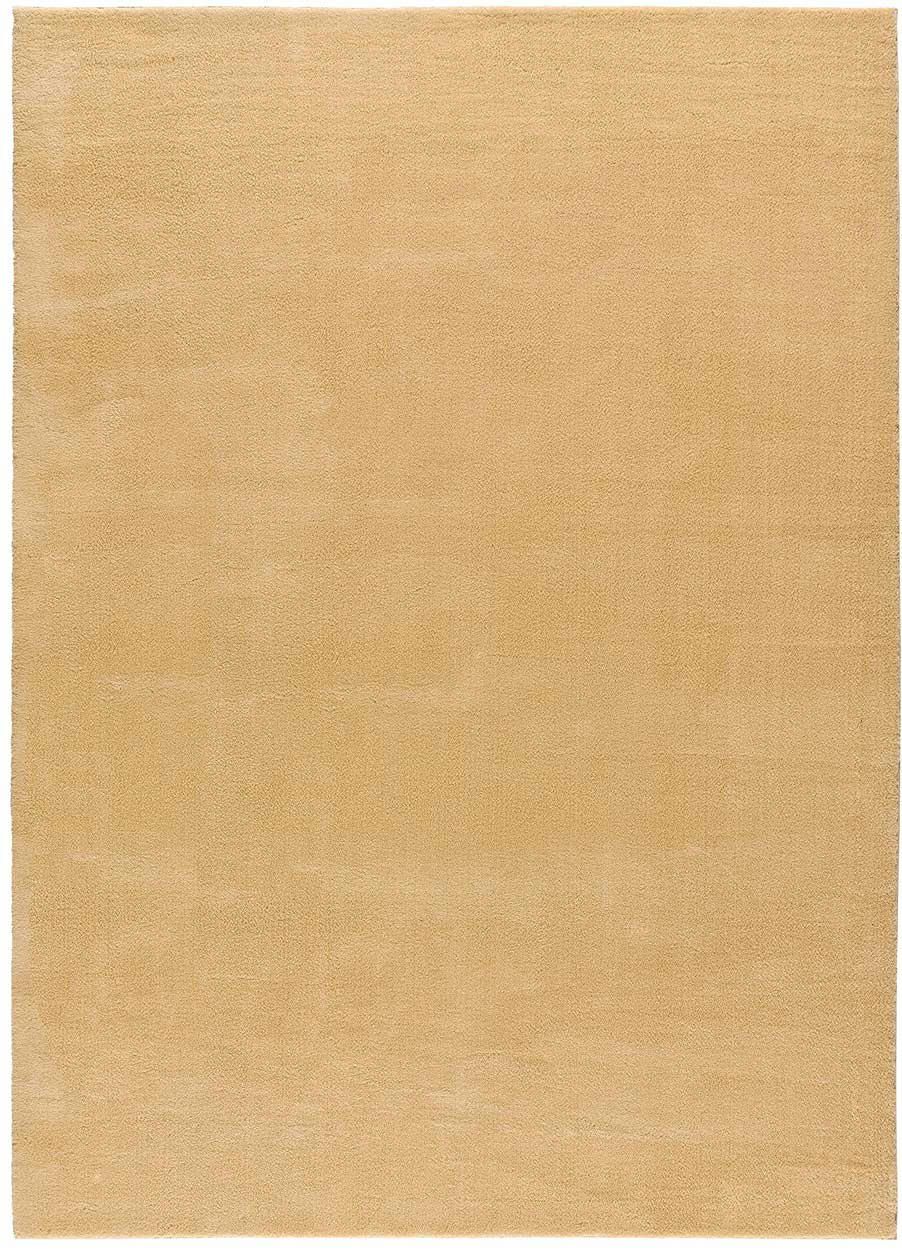 LOFT - Tapis uni lavable moutarde, 140X200 cm