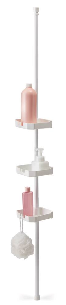 Type A 3-ShelvesRust-Resistant Adjustable Tension Pole Shower Caddy