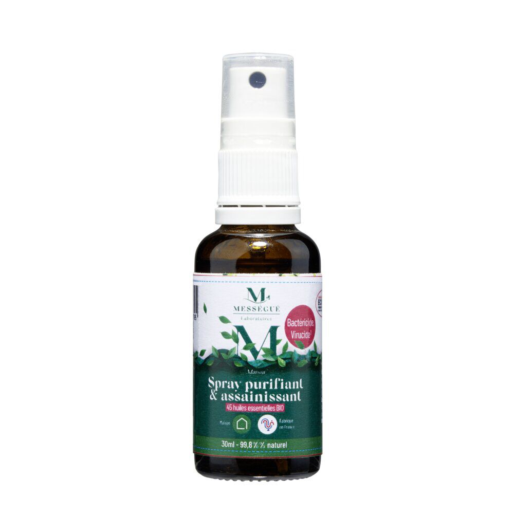 Spray purifiant et assainissant Mességué bactéricide virucide 30ml