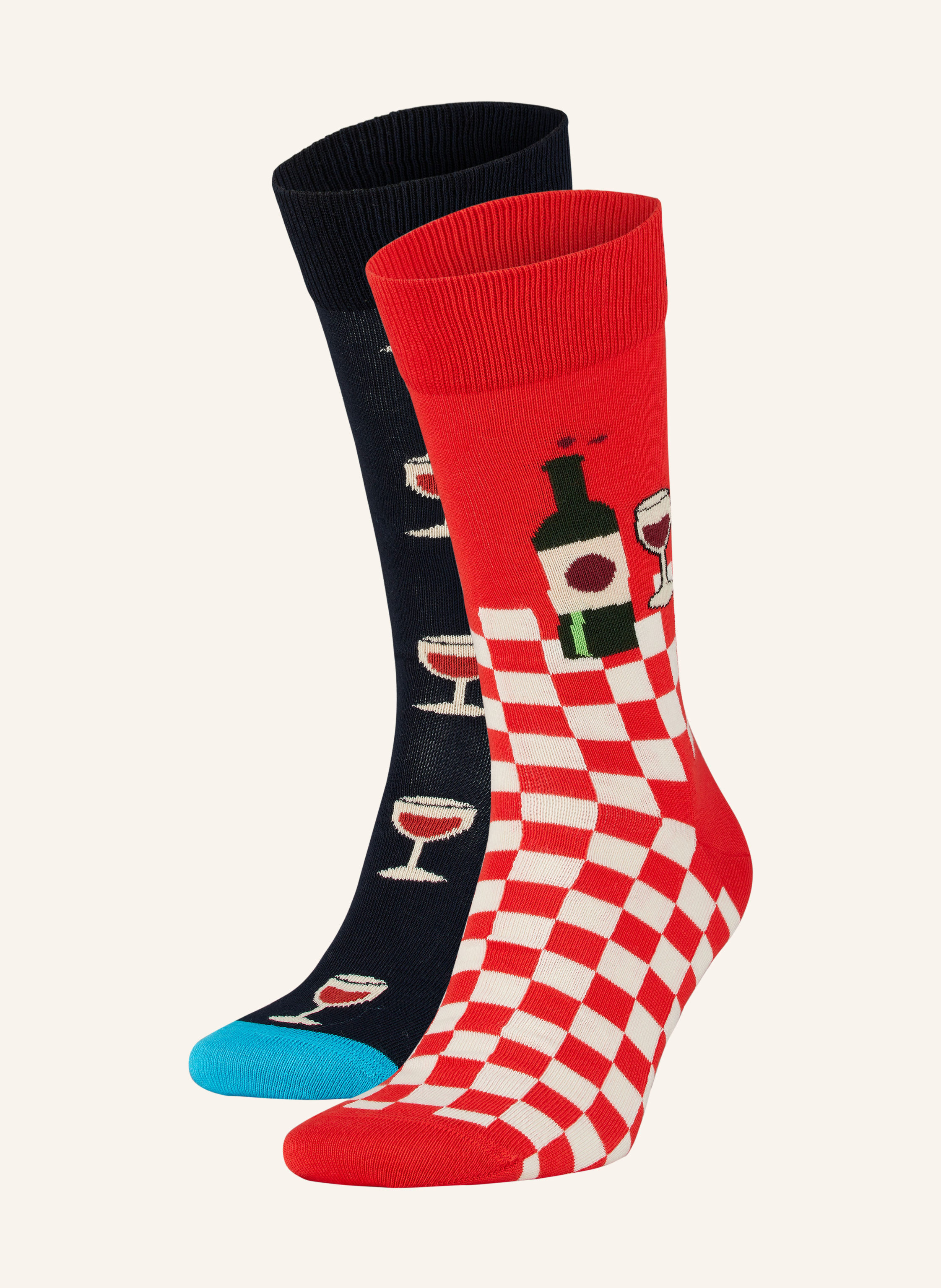 Happy Socks 2er-Pack Strümpfe WINE mit Geschenkbox