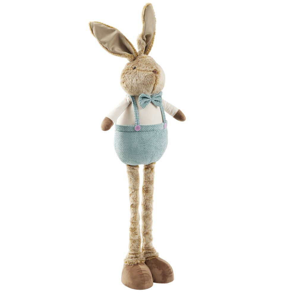 Décoration à poser lapin rétactable jambes extensibles H150cm (2 modèles)