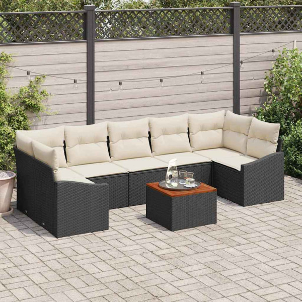 Zestaw Mebli Ogrodowych Wypoczynkowy Sofy Stolik Rattan Na Patio Na Taras