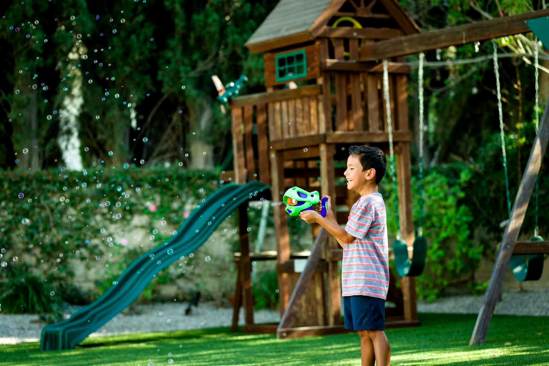 Gazillion Bubbles® Roarin' Rex Bubble Blaster with 4 oz of Bubble Solution, Ages 3+