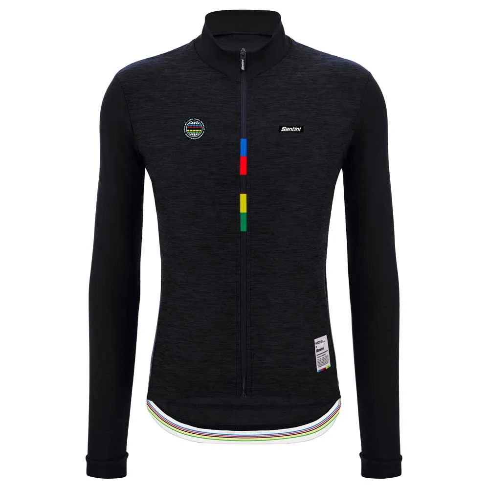 Santini UCI World Champion Mondo 2025 long sleeve jersey