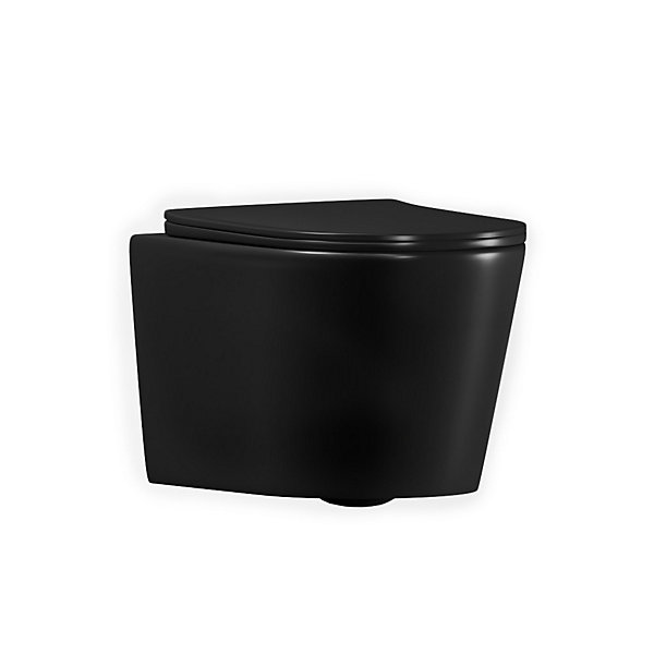 Pack WC bâti-support   WC suspendu sans bride Ceramia avec abattant SoftClose   plaque (ROCE14BMT01-FR)