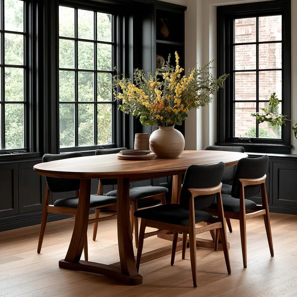 The Quinn Oval Dining Table: Heirloom Quality Solid Wood Table