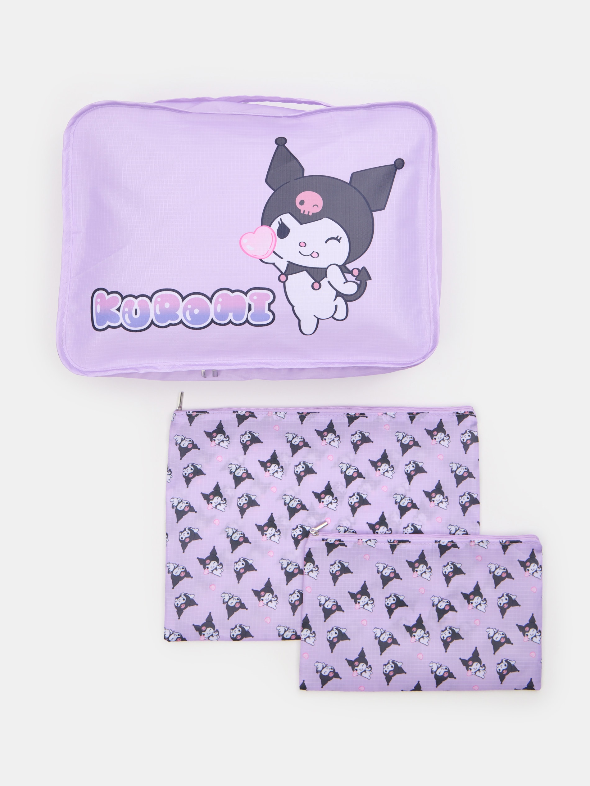 Kosmetyczki 3 pack Kuromi