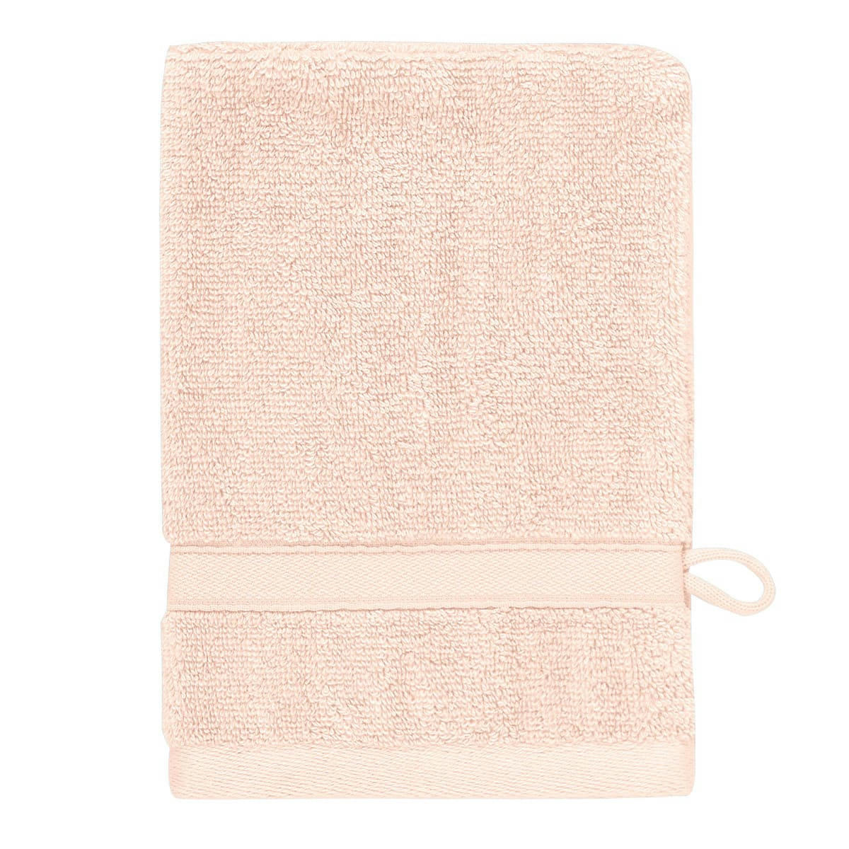 SENSILK - Lot de 3 gants de toilette 600 gr/m²  poudre 16x22 cm