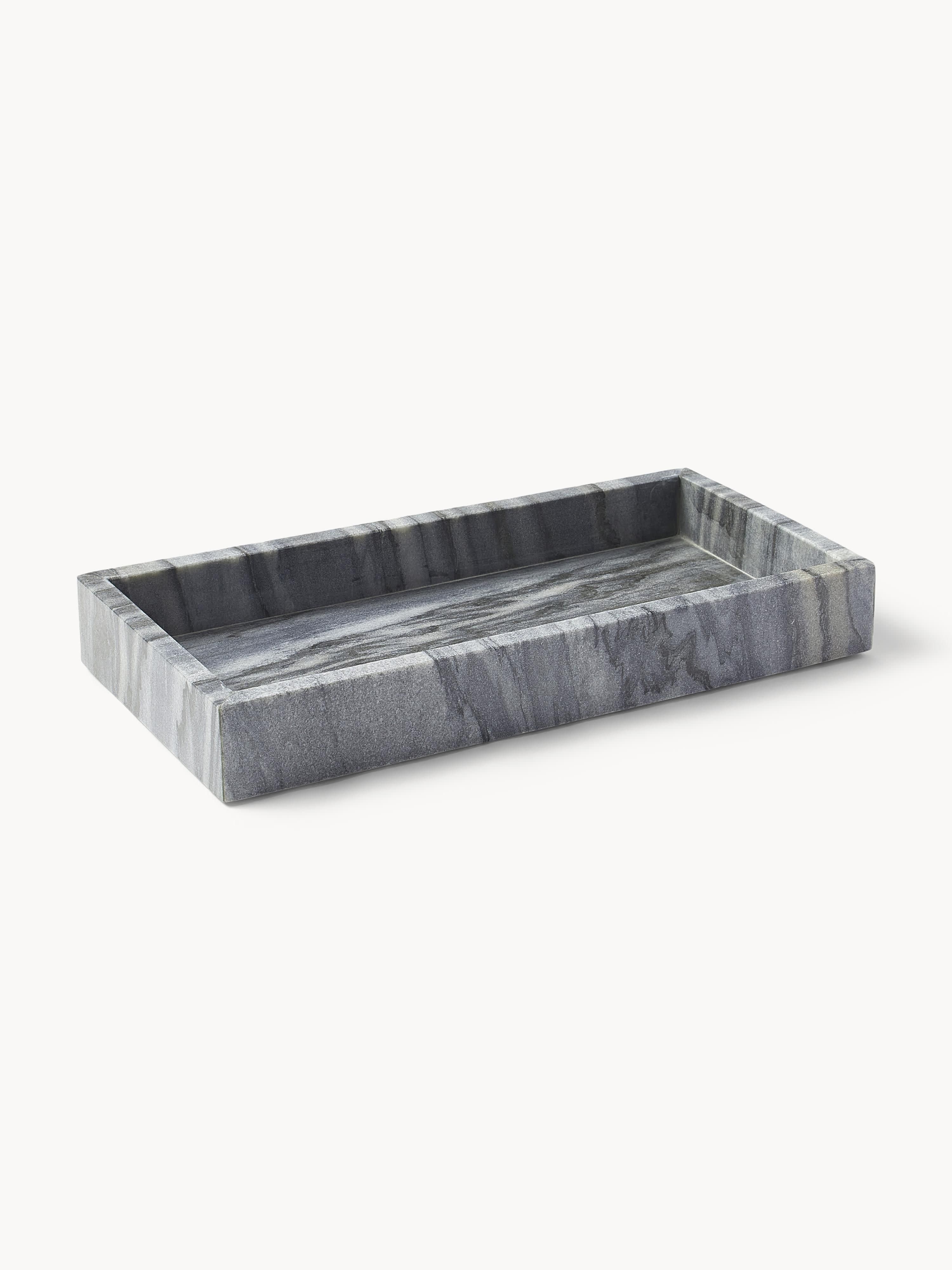 Kleines Deko-Tablett Venice aus Marmor