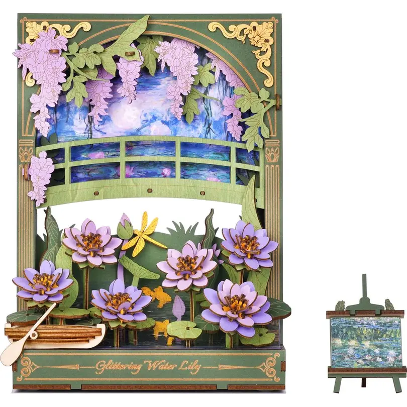 3D-Puzzle Glitzernde Seerose