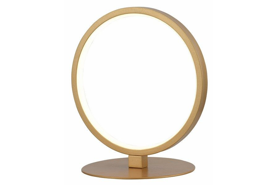Lampa stołowa nowoczesna Ragi złoto-biała LED 8W wys:21cm Reality