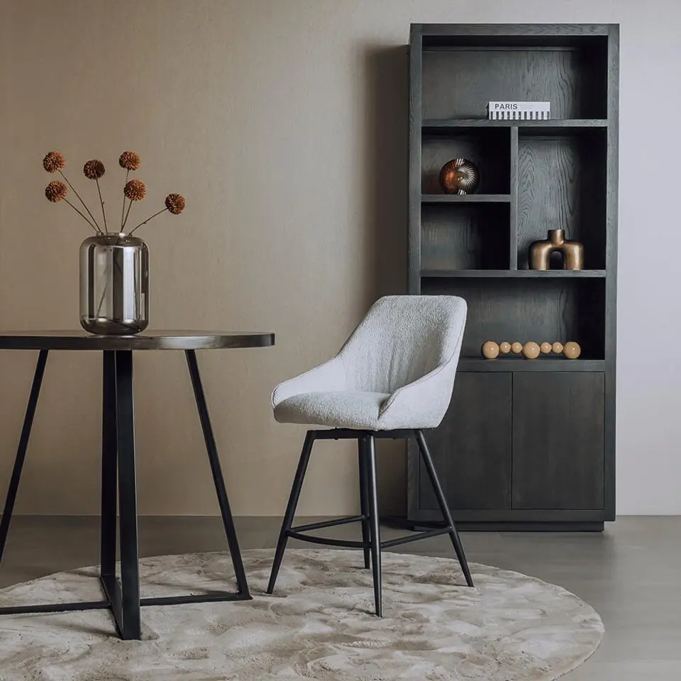 Tower Living - Trino draaibare barstoel - wit