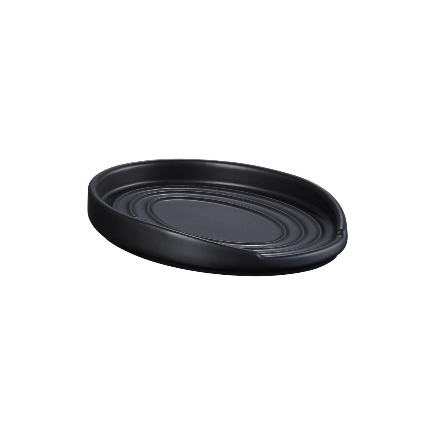 Oval grydeskeholder, matte black