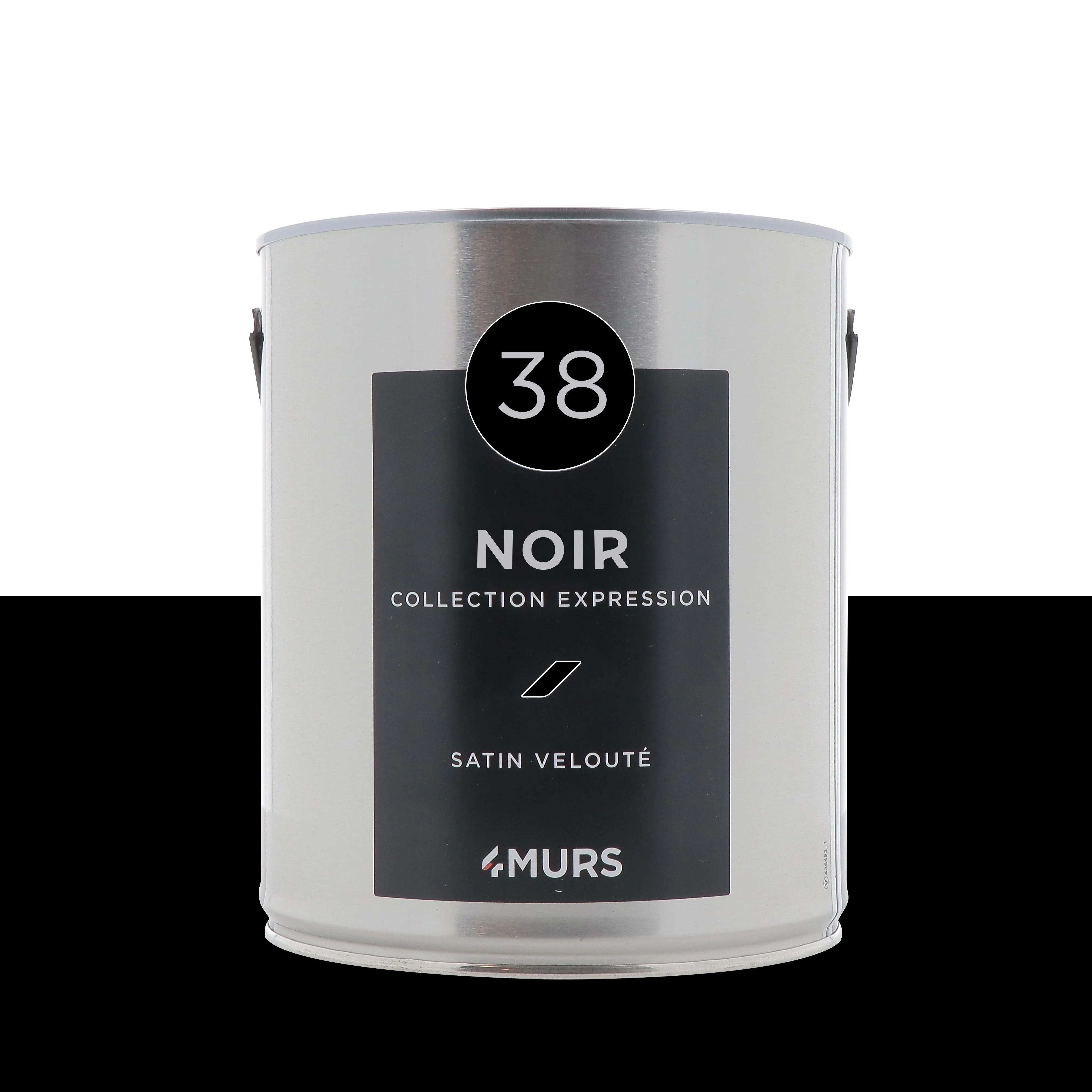 Expression Peinture Peinture noir Satiné 2,5 L