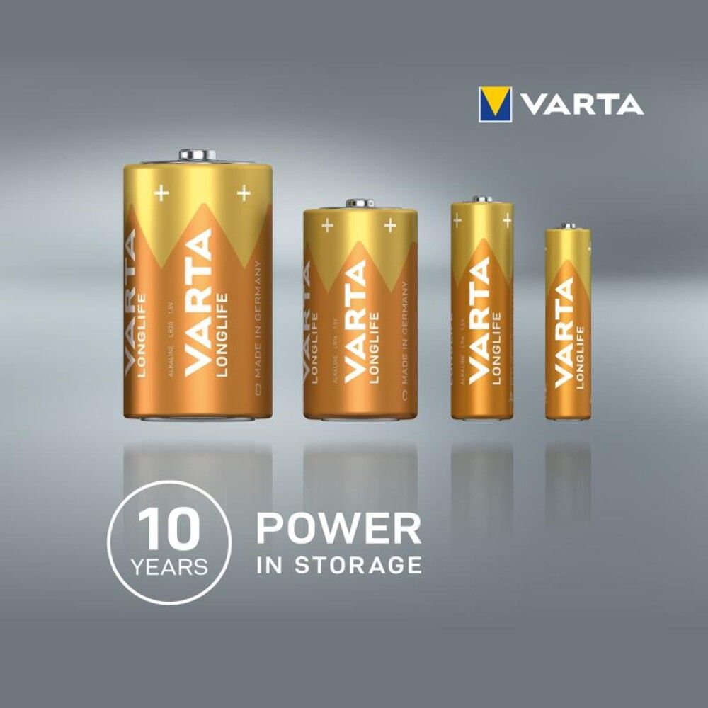 BATTERI VARTA LONGLIFE POWER AAA 4STK