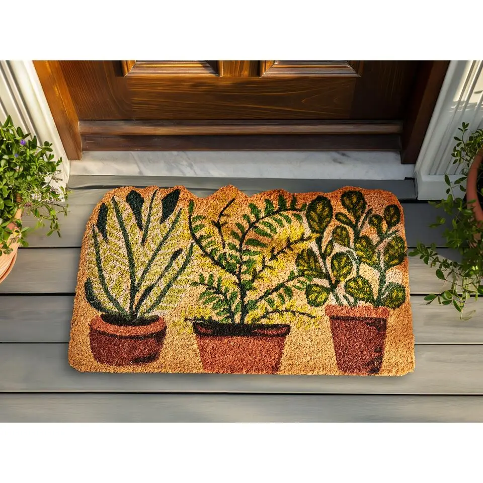 ANAMUDI - Deurmat - Natuurlijk- 40 x 60 cm - Kokos