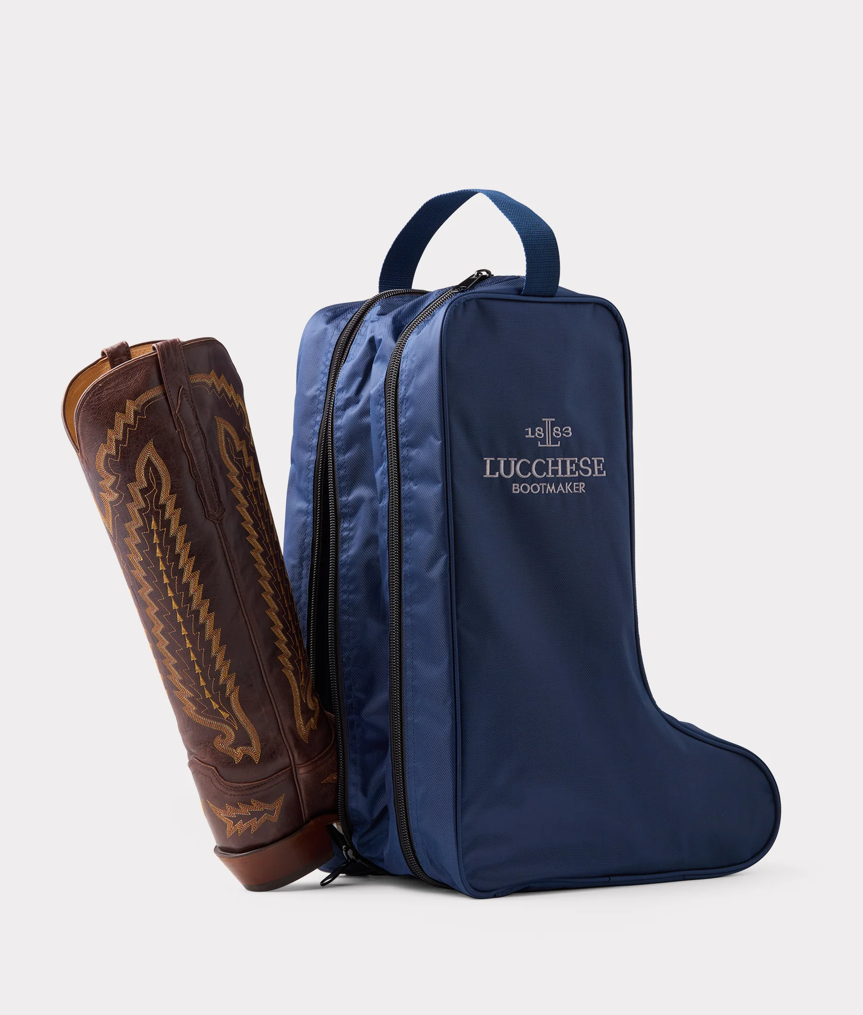 Tall Boot Bag - Blue