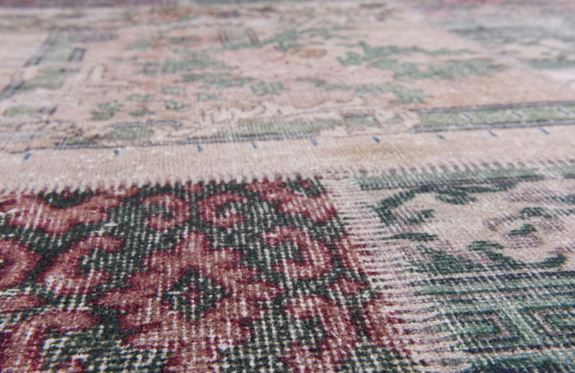 ADARA - Tapis vintage tissé plat patchwork - multicolore 90x160 cm