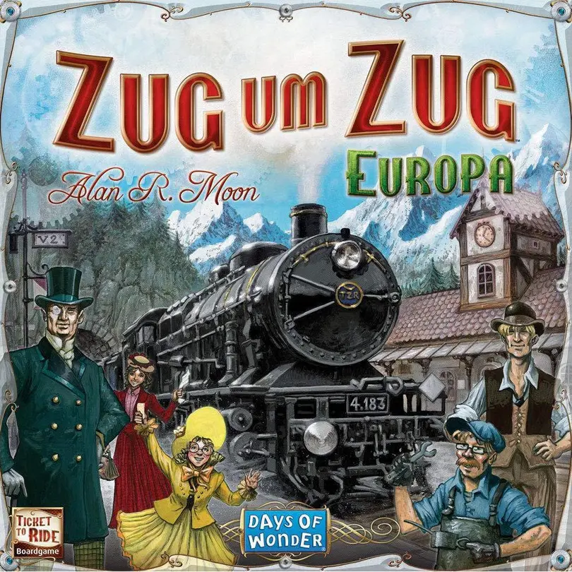 Familienspiel Zug um Zug Europa