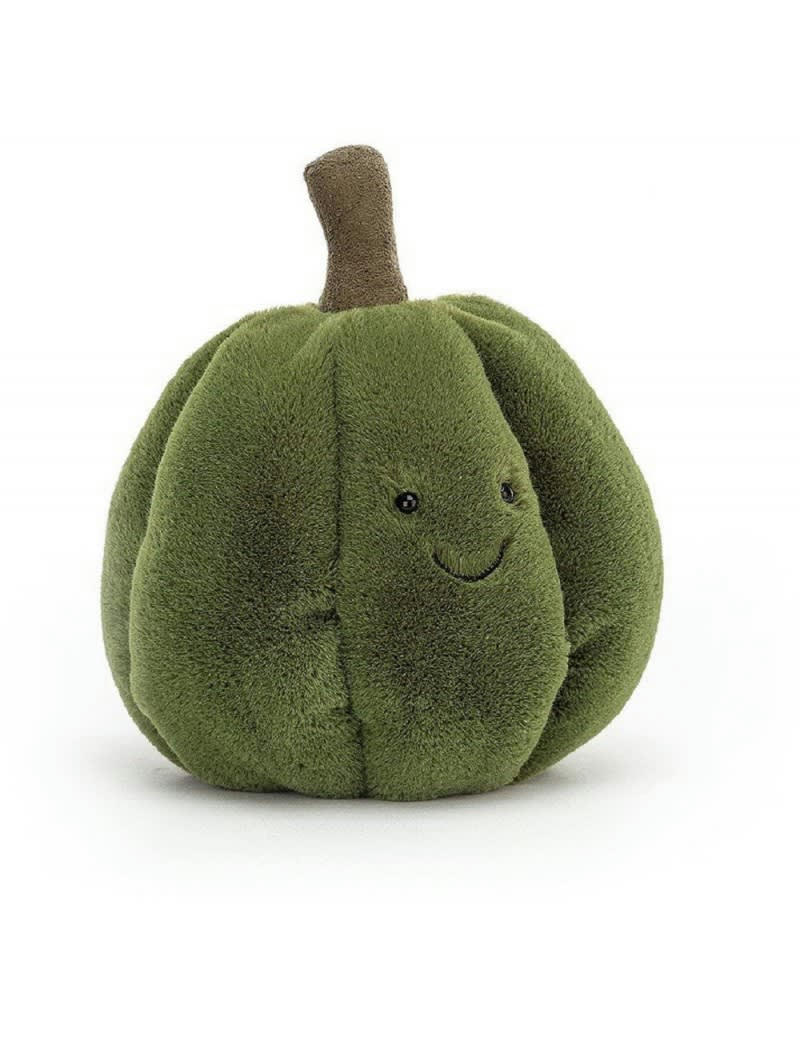 - Peluche courge verte H18cm