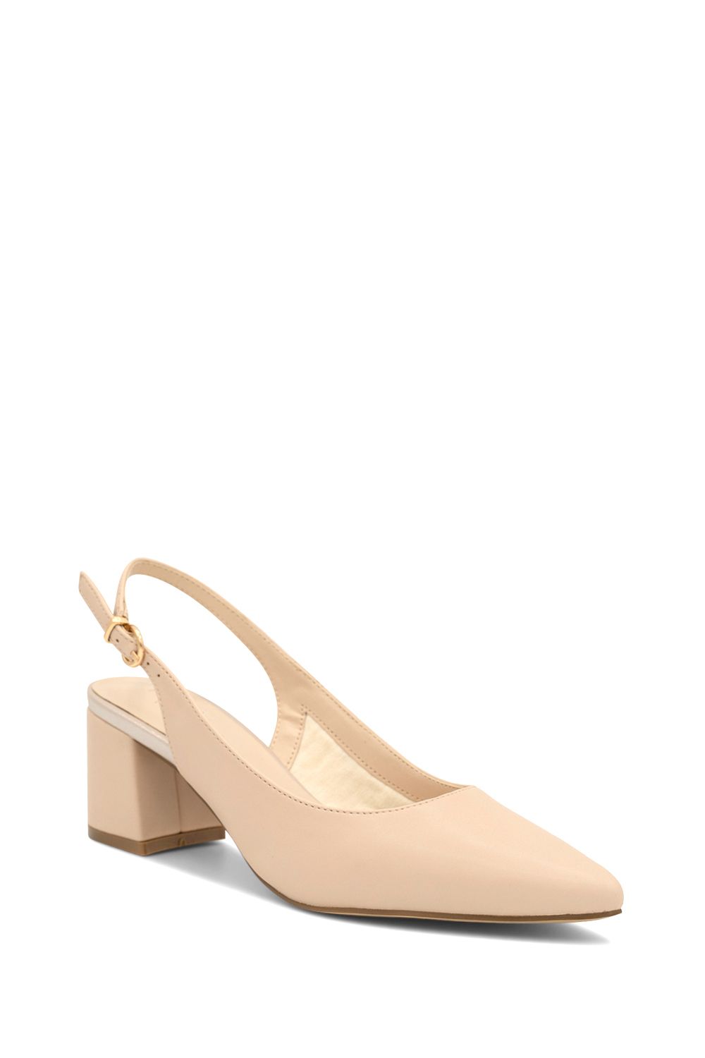 Paradox London Isadora' Block Heel Slingback Court Shoes