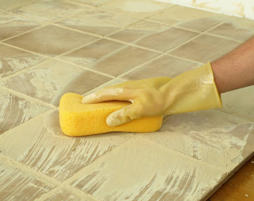 Richard Extra Absorbent Foam Grout & Tile Sponge Smoothes, Wipes, Buffs & Cleans