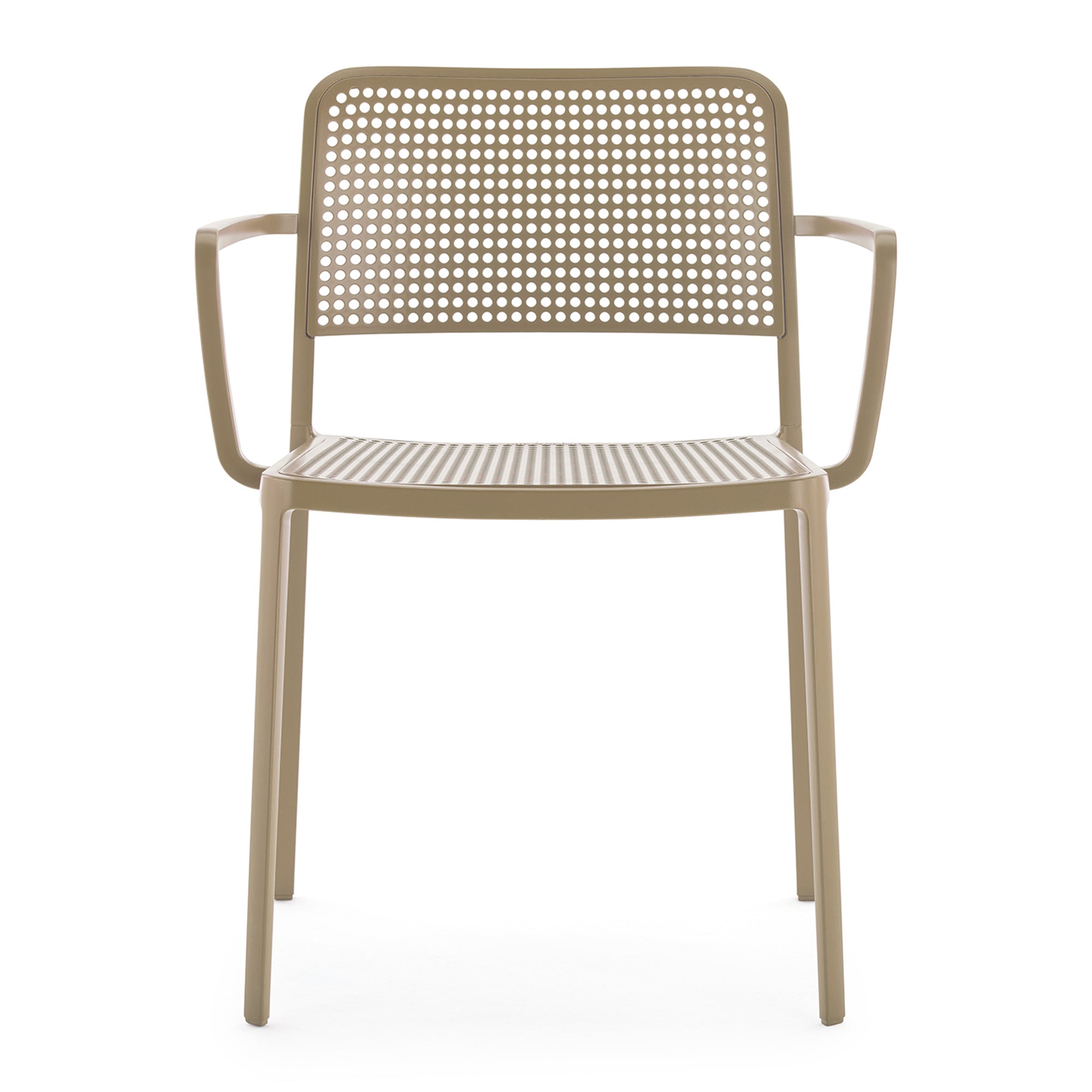 Kartell Audrey Eetkamerstoel met Armleuningen - Beige