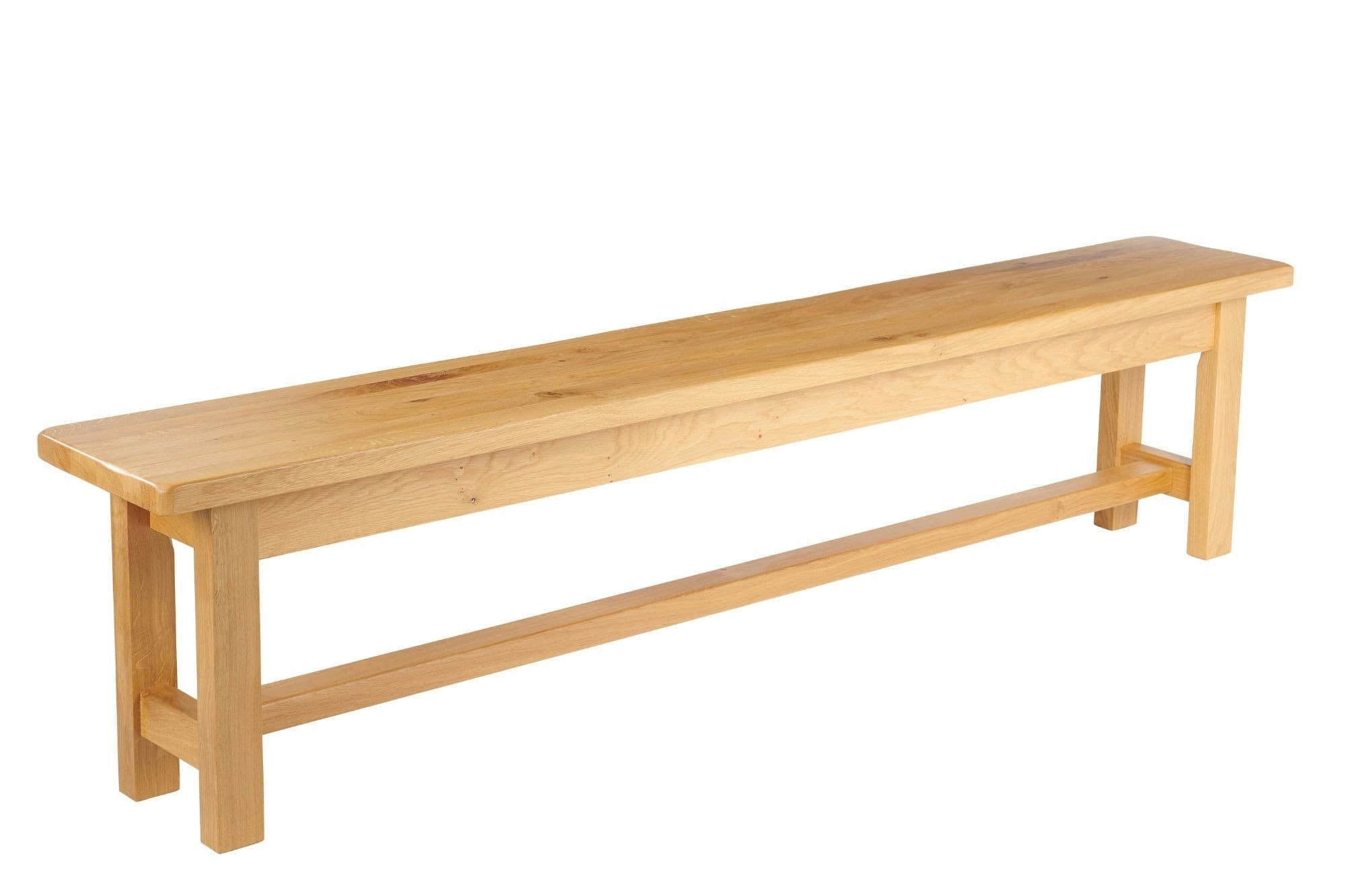 LA BRESSE - Banc de ferme 4 places en bois de chêne massif L195