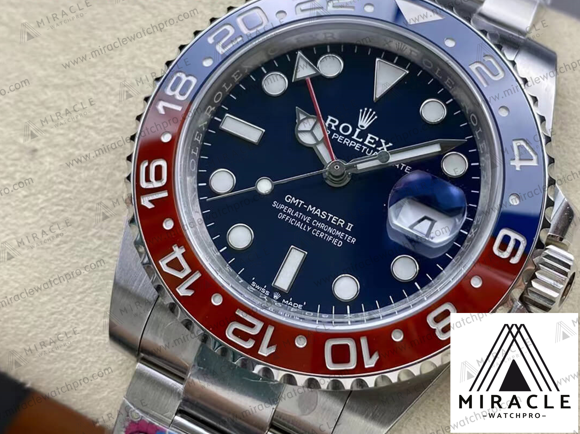 ROLEX-GMT-Master II-M126719blro-0003-Elite Clone-40mm-Replica Watch