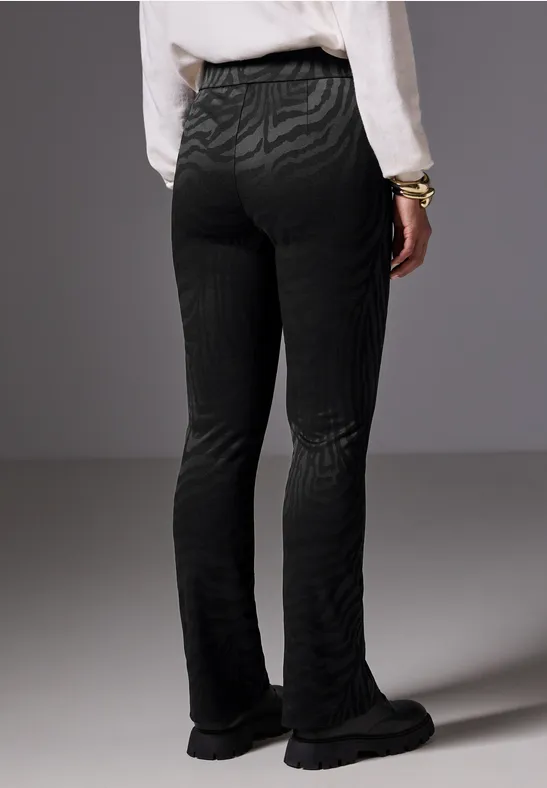 Bootcut Jaquard-Hose