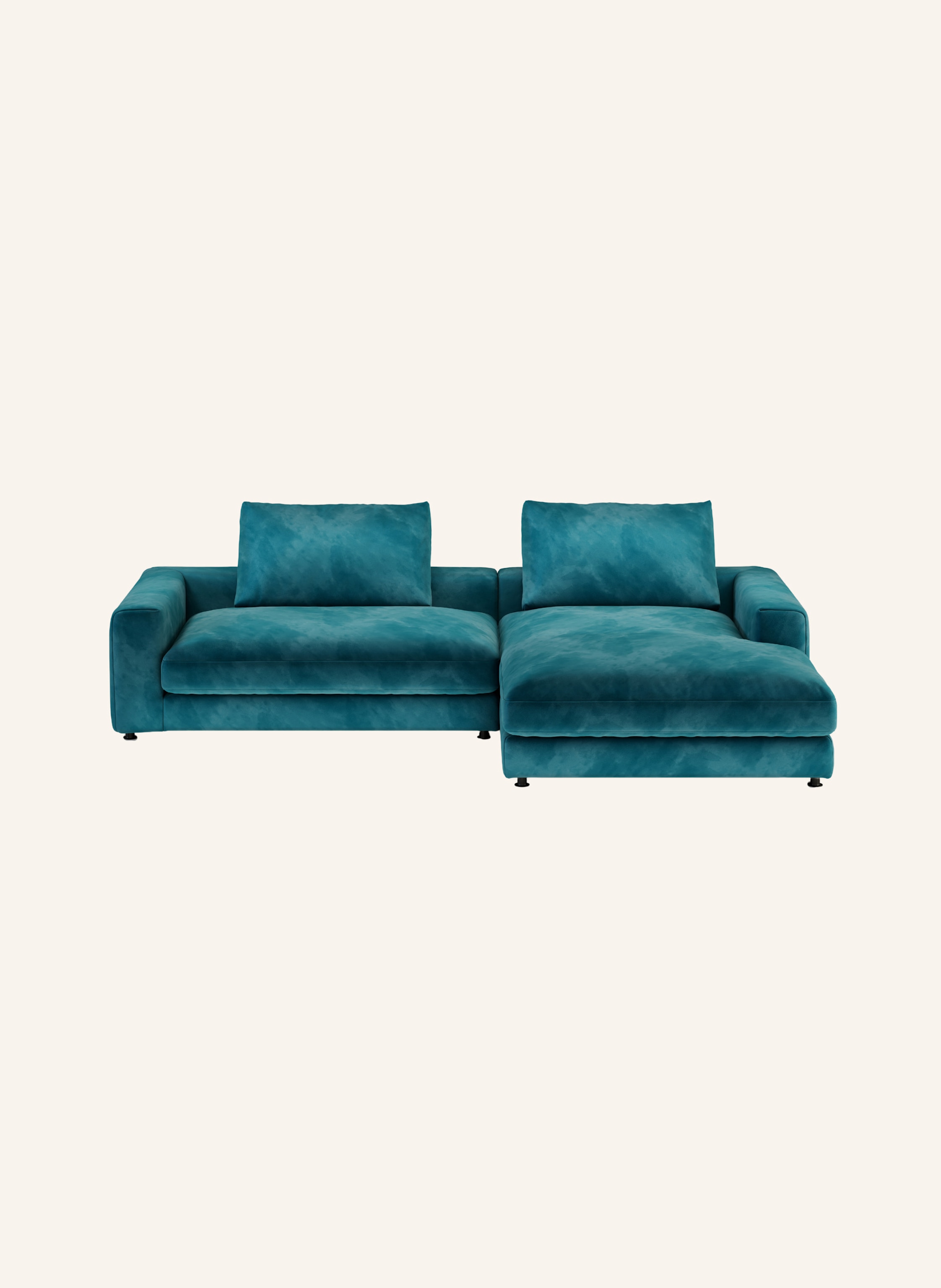 nydo Ecksofa XL MOSLER, rechts, Velours