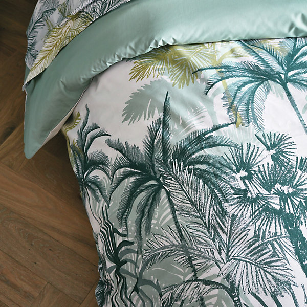 Housse de couette style colonial (140x200 cm - Vert)