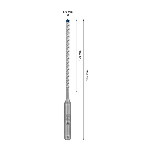 Hammerbohrer »SDS plus-7X«, Ø 5 mm