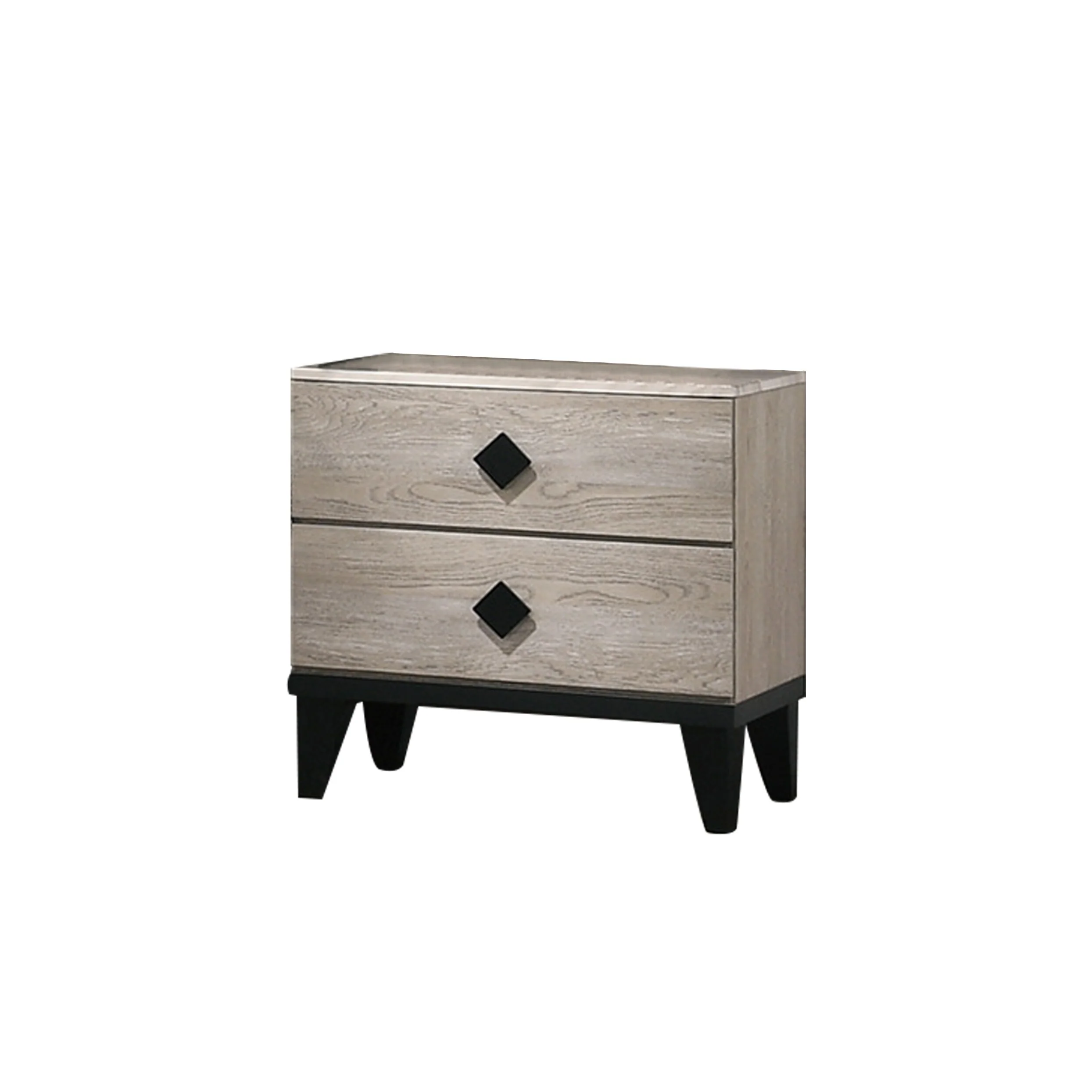 Smithson Nightstand With 2 Drawers Storage