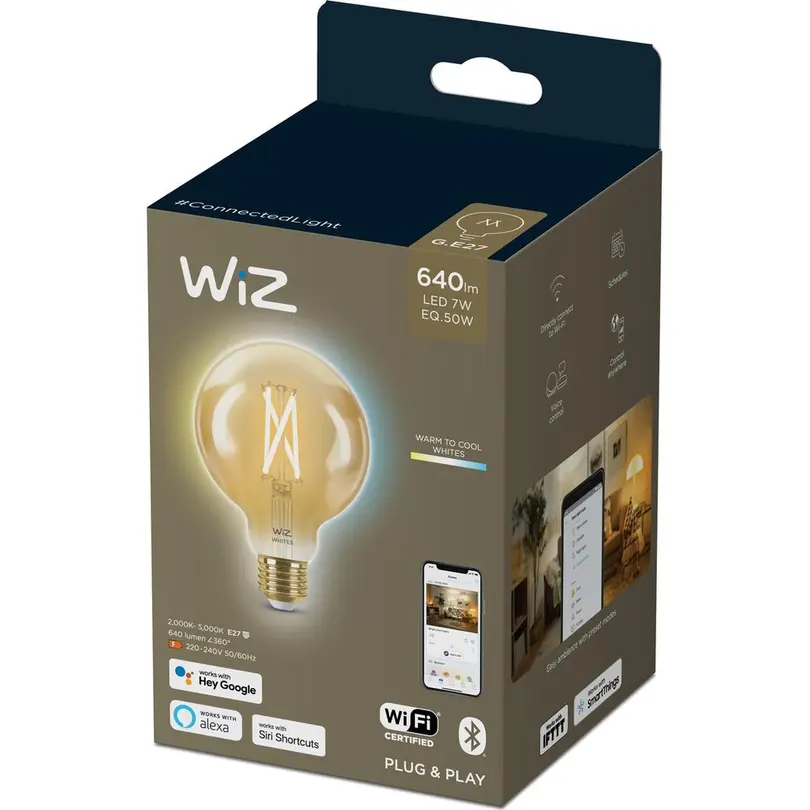 LED RETROFIT G95 Filament Amber