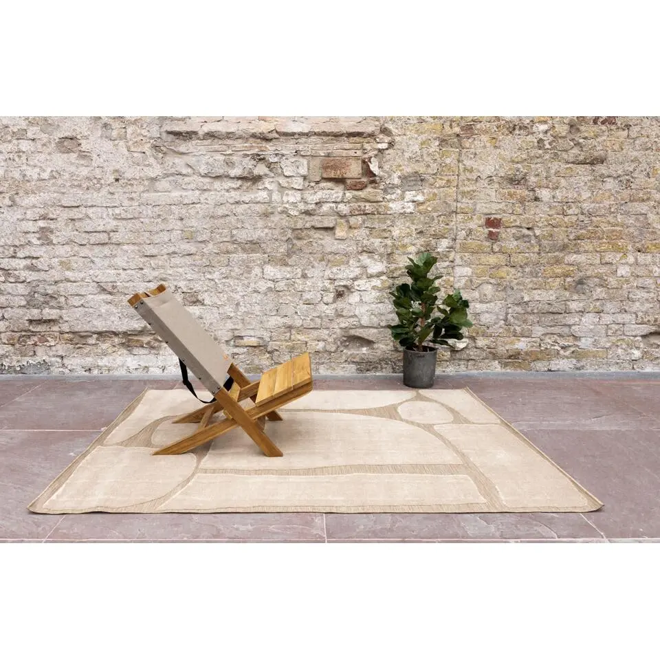 Interieur05 buitenkleed Stone bruin - 230 x 160 cm
