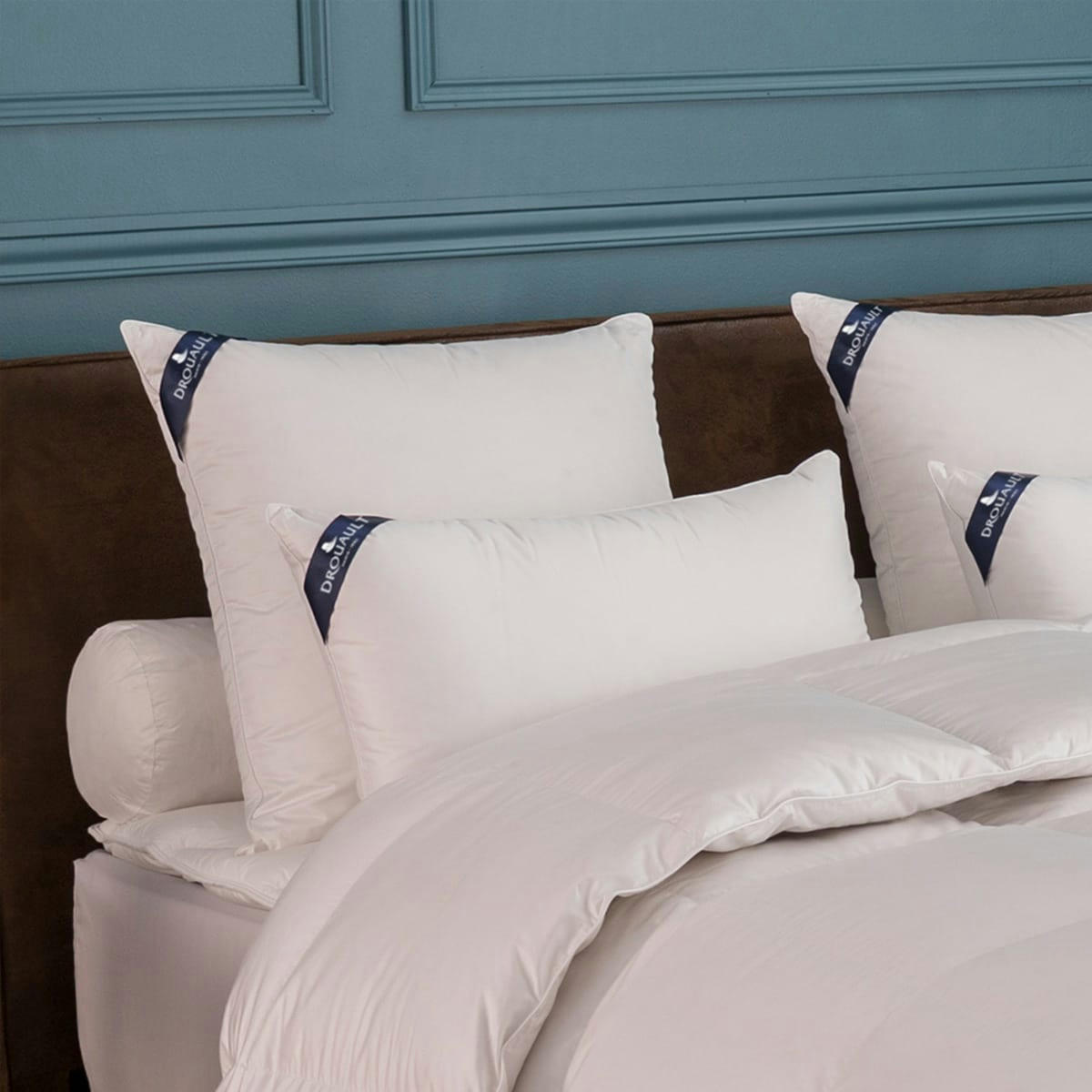 - Oreiller Arosa  - 70% Duvet Oie - MOELLEUX 50x75 cm - Drouault